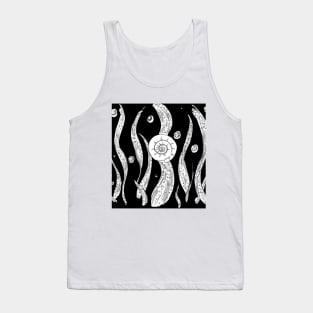 Snail Shell on Seaweed Tank Top